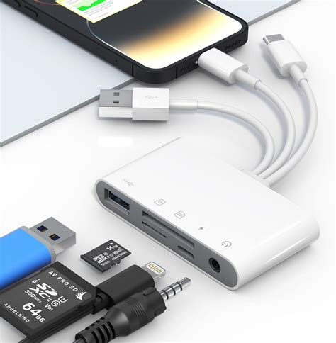 memory card readers for iphone|Amazon.com: Apple MFi Certified Apple Lightning to SD Card Reader for.